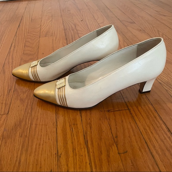 Vintage. Roberto Capucci. Italian Leather Shoes sz 9.5 - Picture 2 of 13